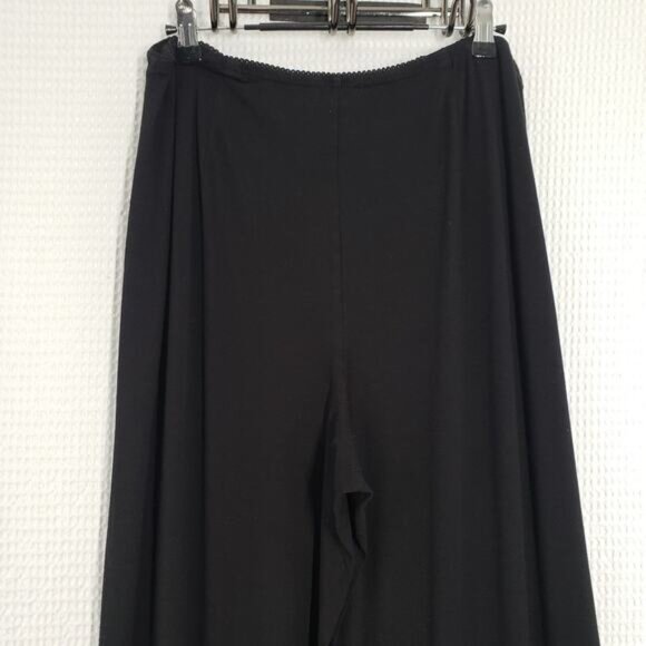 J. Jill Pull-on Wide Leg Pants Womens Black XL Stretch Comfort Loungewear Casual - Picture 12 of 15